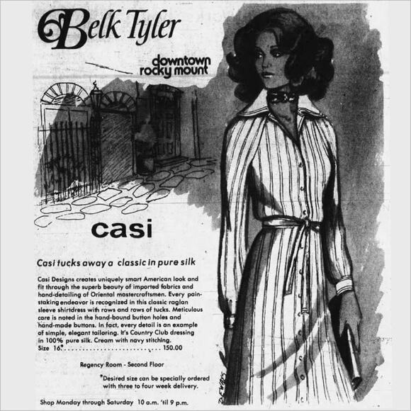 Vintage 70s Silk Butter Yellow Sun Dress Tie Waist Midi // Size Large‎ - Picture 10 of 10